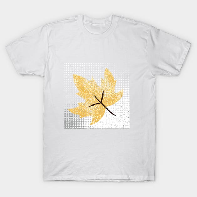 Maple leaves pattern tshirt T-Shirt by TextureMerch